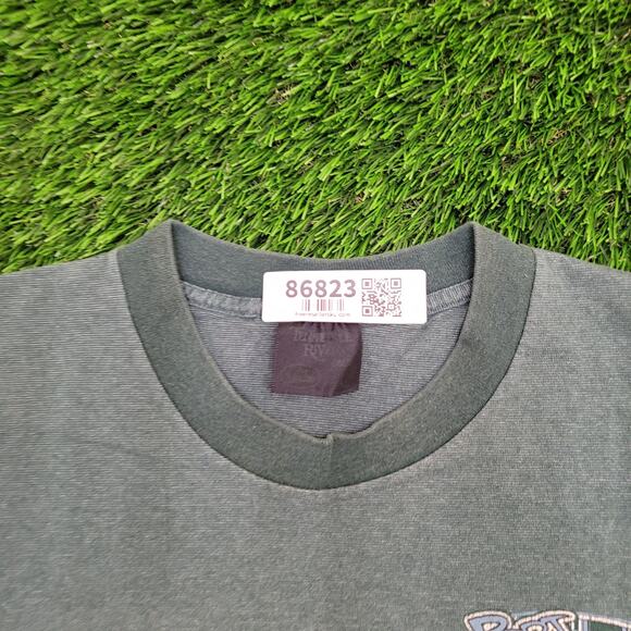 Vintage 80s Port-Aransas Texas Shirt XL 23x28 Sun-Faded Green - Picture 7 of 14